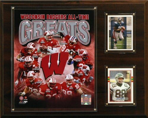 Ncaa Football Wisconsin Badgers Alltime Greats Photo Plaque