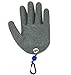 Inf-way Fishing Glove with Magnet Release, Fisherman Professional Catch Fish Gloves Cut&Puncture Resistant with Magnetic Hooks Hunting Glove 1pcs (Left, M)