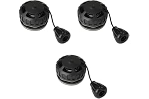 Baglaum 3pcs 2 Inch Underwater Scuba Diving BCD Dump Valve/Over Pressure Release Valve for Diver Lift Bag Water Equipment, Black