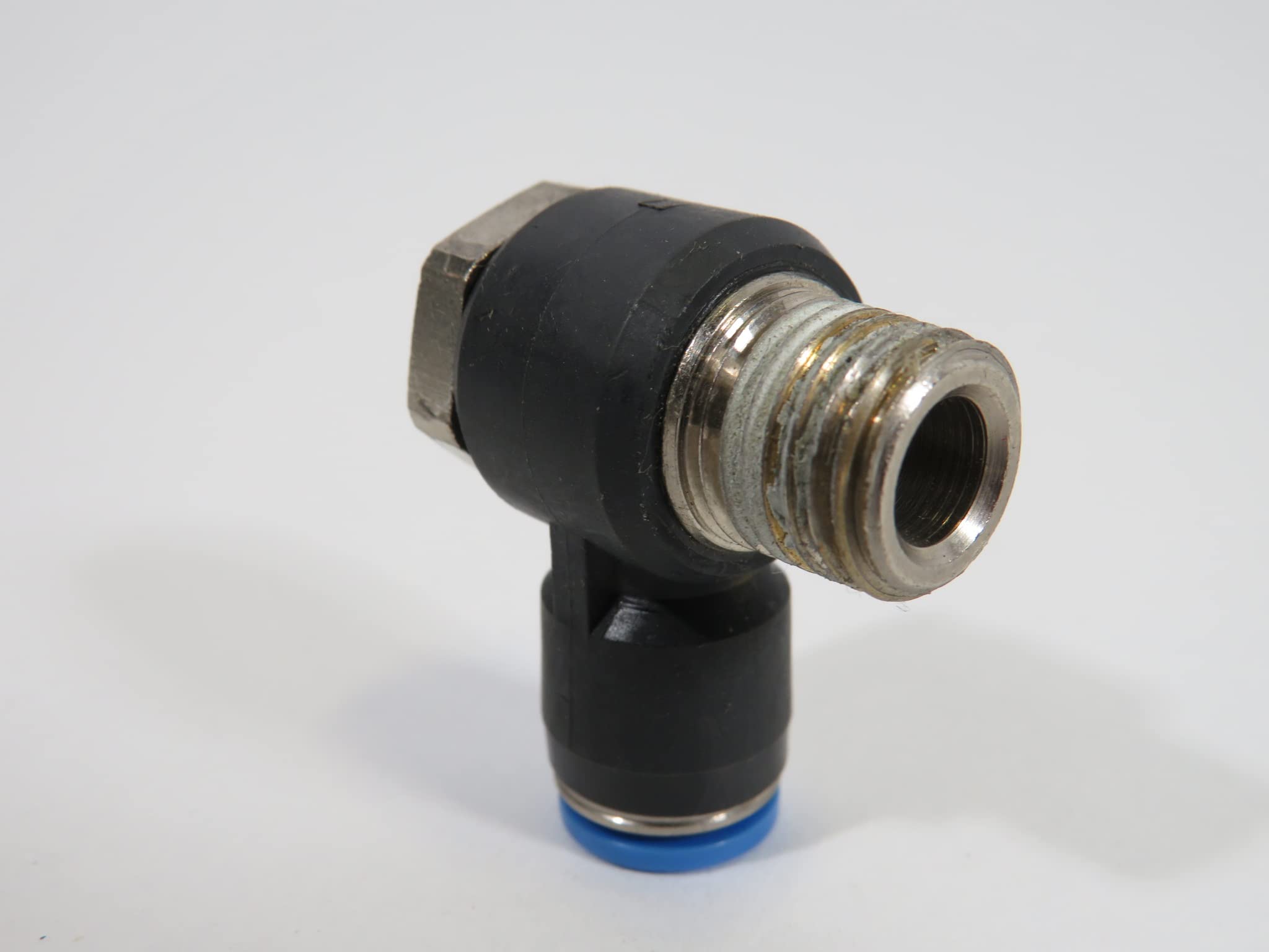 Festo 153090 QSlV-1/4-8 Push-In L-Fitting, 5mm, Pack of 10