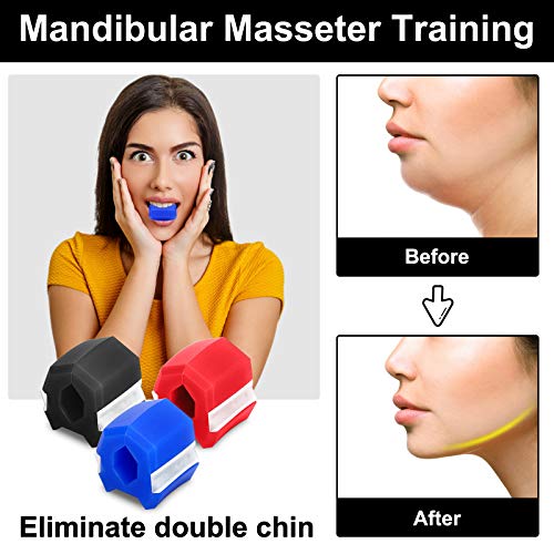 Jawline Exerciser, Jaw Exerciser to Reduce Double Chin, Neck and Mouth