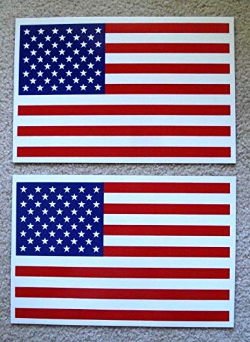 Sign (2) American US Flag 100% Magnetic 8''x12'' Silk Screen Printed Inhouse.for Businesses, Individuals and Government Agencies