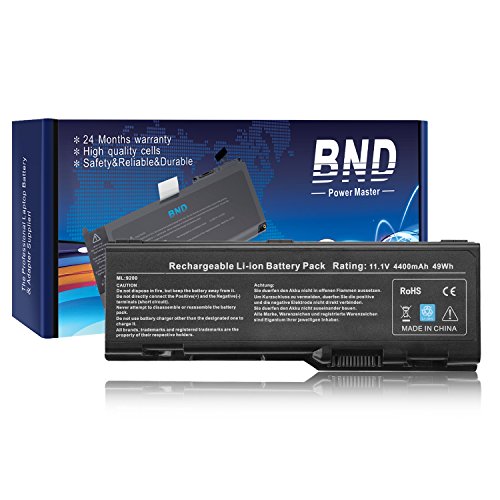 BND Laptop Battery for Dell Inspiron 6000 9200 9300 9400 E1705, fits P/N D5318 / U4873 / 310-6321 / 312-0340 / 312-0349 - 12 Months Warranty [6-Cell 4400mAh/49Wh] - Thumbnail 7