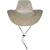Dorfman Pacific Men's 1 Piece Suplex Pinch Front Safari Hat