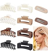 GQLV Large Hair Claw Clips for Women,4.3 Inch 10PCS,Big Butterfly Hair Clips for Thick Hair/Thin ...