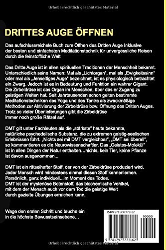 Drittes Auge Offnen Bewusstseinserweiterung Durch Techniken Und Ubungen Zirbeldruse Aktivieren Korpereigenes Dmt Bilden Hellsehen Durch Drittes Auge Inklusive Chakrawissen Amazon De Krenz Sebastian Bucher