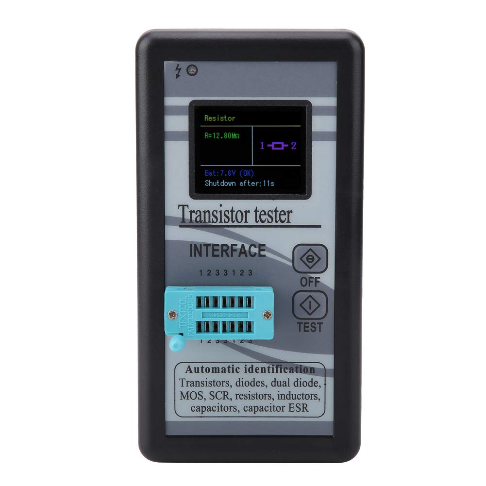 Digital Multimeter Transistor Tester, Multi-functional Digital Transistor Tester LCD Display M328 0.5Ω - 50MΩ