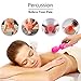 Mini Wireless Wand Massager, Rechargeable Waterproof Personal Electric Massager with 8 Powerful Speeds & 20 Vibration Modes for Back Neck Shoulder Body Massager