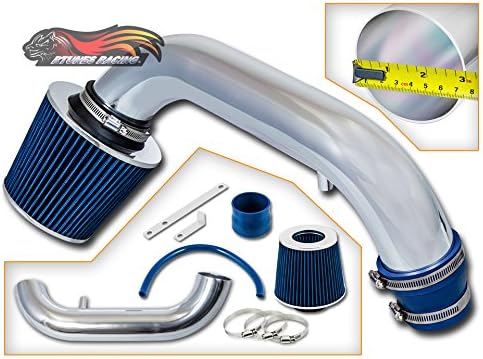 Rtunes Racing Black / Blue Red Ram Air Intake Kit For 1997-2003 Durango / Dakota 3.2L &amp; 3.9L V6 &amp; 5.2L &amp; 5.9L V8 (Blue)