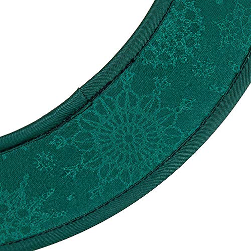 [Door Protecting Holiday Wreath Pad] - Prevent Damage to Front Door - Fits 30 to 33 Inch Wreaths - Padding Prevents Scratches Dings and Dents - Decorative Protection from Seasonal Greenery (30") - Thumbnail 3