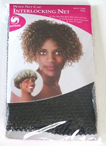 Wave Net Cap Interlocking Net Black Afro Black People Hair 11085