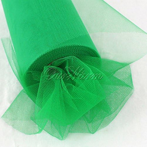 New 10 Tulle Roll Spool 6"x25YD Tutu Wedding Party Gift Craft Decoration Favor Color:Emerald/Dark Green/Deep Green/Pine Green