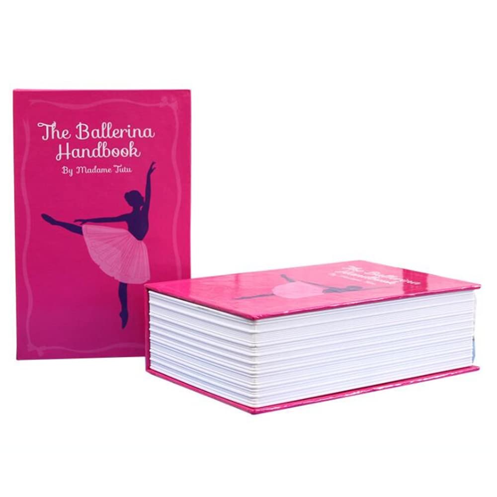 Rouufgeg Dictionary Book Safe Storage Box, Hidden Safe with 3 Digital Combination Lock, Anti-Theft Safe, (Pink)