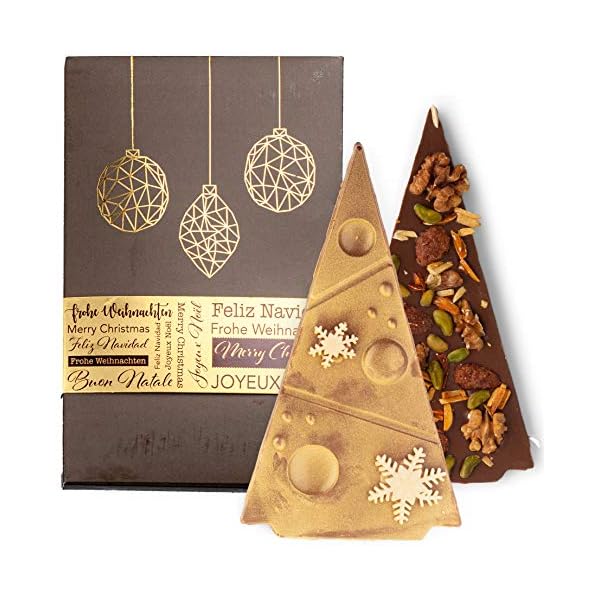 Weihnachtsschokolade Tannenbaum Vollmilch Nuss von Schokoladen