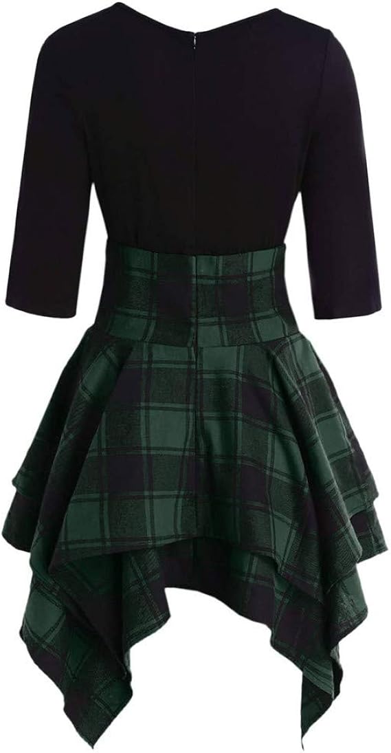 asymmetrical mini dress