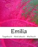 Image de Emilia - Tagebuch - Notizbuch - Malbuch: Namensbuch weiblicher Vorname Emilia (German Edition)