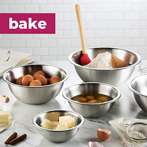 1 Premium+Stainless+Steel+Mixing+Brushed