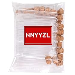 HNYYZL Test Tubes,15pcs Clear Plastic Test Tubes