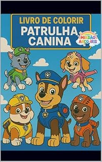 Livro Patrulha canina - Missão arco-iris: livro de colorir