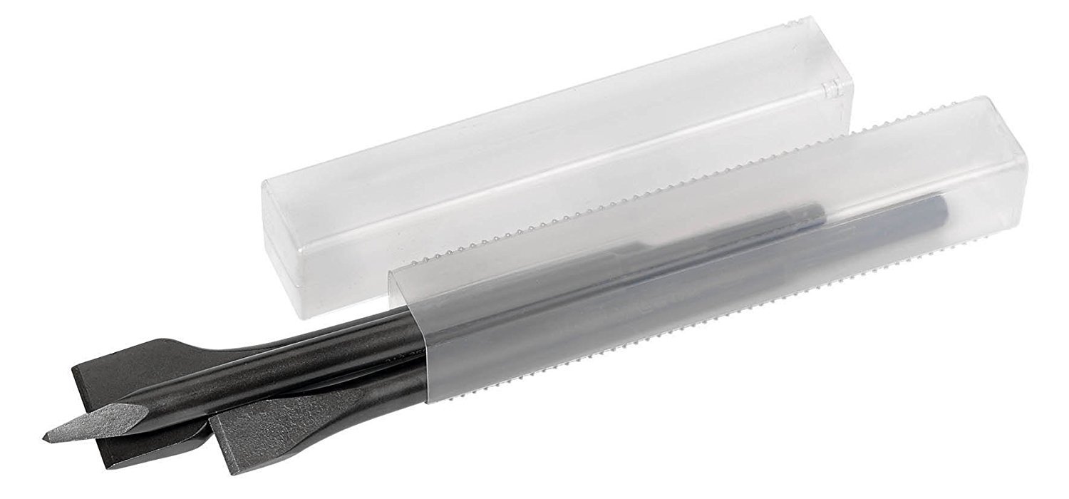 Rennsteig 212 00090 "SDS-Plus" Chisel, Black, 250 mm, Set of 3 Piece