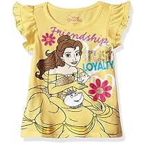 Disney Toddler Girls' Belle Beauty and the Beast T-Shirt, Yellow, 2t