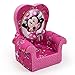 Marshmallow Furniture, Children's Foam High Back Chair, Disney's Minnie Mouse, by Spin Master