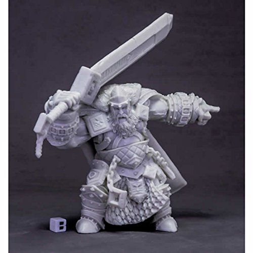 Reaper Skorg Ironskull, Fire Giant King (Huge) #77614 Bones Unpainted Plastic