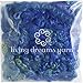 Real Mohair Wool Locks, Organic Hand Dyed Fiber for Felting, Blending, Spinning, Knitting, Doll Hair and Embellishments. 1 Ounce Blue