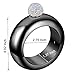 Qingo Bracelet Flask Bangle Hip Flask Stainless 304 Steeland Hip Flask Funnel Set 3.5 oz. 2 pcs (Sliver&Black)