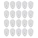 TENS Unit Replacement Electrode Pads - Replacement Electrode Gel Pads Accessories for TENS Unit Reusable Self-Adhesive Snap on 3.5mm TENS Unit Electrode Pads Pack of 20(10Pairs)