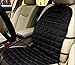 Zone Tech Car Heated Seat Cover Cushion Hot Warmer - 12V Classic Black Heating Warmer Pad Hot Cover Perfect for Cold Weather and Winter Driving
