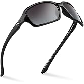 KastKing Alanta Polarized Women Sunglasses, PuriVex Coating, Wrap Design | Ultra-light Grilamid Frames | Anti-slip Pads | Repels Water &amp; Oil | UV Protection | Use for Fishing, Cycling, Running
