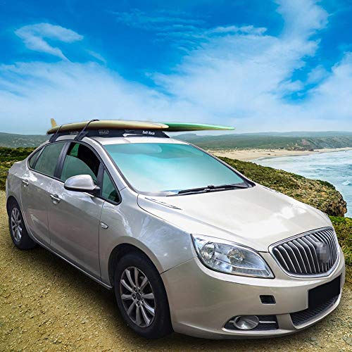 Ladeyi Universal Auto Soft Car Roof Rack Outdoor Rooftop General Motors Folding roof Rack Soft Rack is Especially Suitable for Kayaking, Surfboard T25454 (Paper Box)