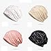Lace Floral Beanie Hat Diamonds Beads Chemo Cap Soft Comfort Chic Slouchy Hats for Women