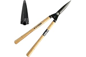 豊稔光山作 Hedge Trimmer Shears Gardening Clippers 20" [Made in Japan] Handheld Manual Garden Pruning Shears