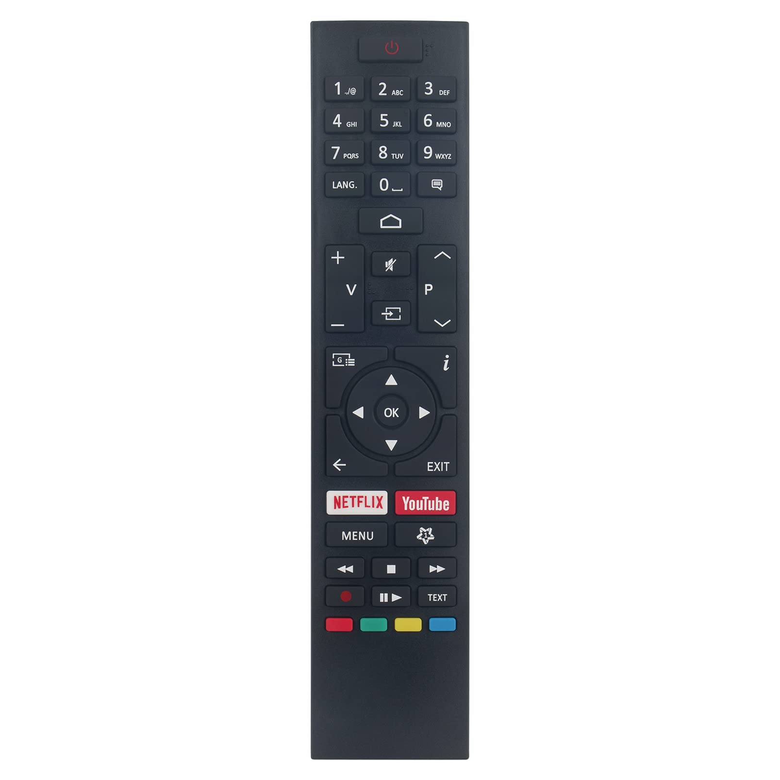 ALLIMITY Remote Control Replace fit for Toshiba EAS-ELECTRIC E24AN70 E55AN90 43UA2063DA 32WA2063DAI 55UA2063DAI 50UA2063DG 32LA2063DG 58UA2063DG 43LA2063DG 32WA2063DG 65UA2063DG 32WA2063DA 55UA2063DG