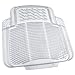 BDK MotorTrend Universal Fit 4-Piece Odorless Premium Heavy Duty All Weather Maximum Protection Car Floor Mat - Rubber (Clear)