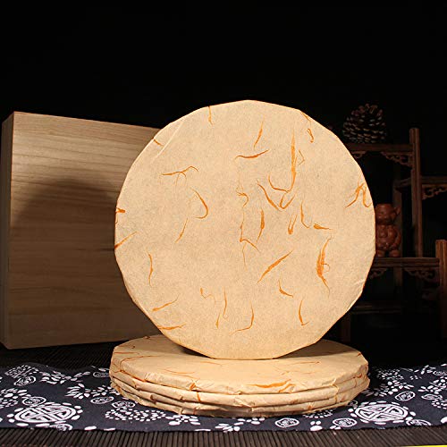 100g (0.22LB) Mini torta Yunnan cinese Glod Buds Tè nero Tè rosso Nuovo tè Tè primaverile Tè sano Cibo verde - immagine 4