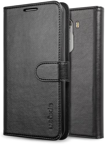 LG G3 Case, Spigen® [Stand Feature] LG G3 Case Wallet S [Black] Premium Wallet Case with STAND Flip Cover for LG G3 (2014) - EC