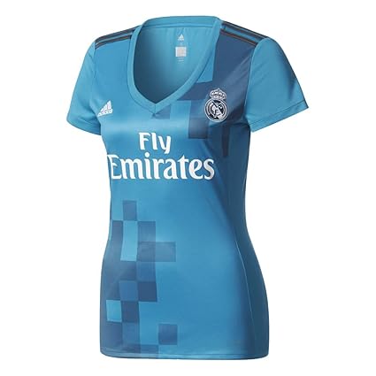 adidas Real Madrid Camiseta de Equipación, Mujer, Azul (azuint/gripur/Blanco