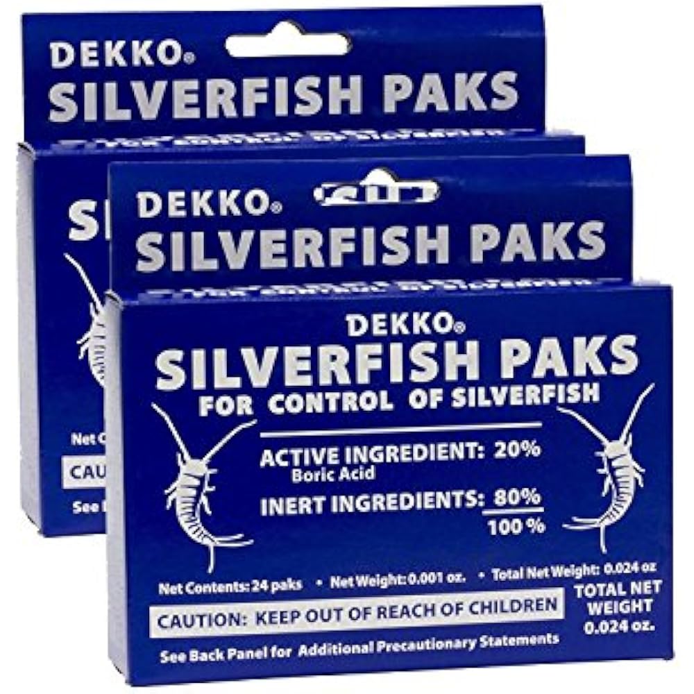 Dekko Traps Silverfish Paks (Pack Of 2) Garden " Outdoor 725880347235