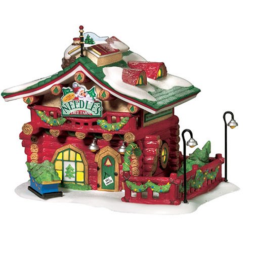 Department 56 North Pole Village Needles Tree Farm Building