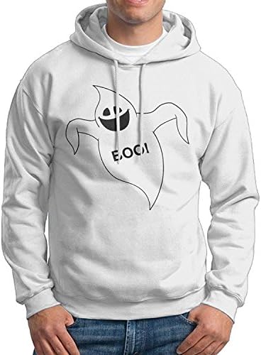 Boo halloween scary bed sheet ghost Mens White Paint Hoody - DesignFor Mens