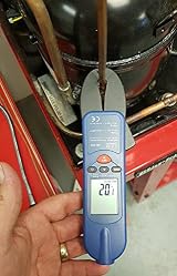 CEM Instruments 3-in-1 Clamp Probe Infrared Thermometer for Water Testing HVAC view 5
