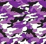 Hydrographic Film - Water Transfer Printing - Hydro Dipping - ARMY CAMO PURPLE - 1 Meter
