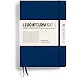 LEUCHTTURM1917 - Notebook Hardcover Medium A5-251 Numbered Pages for Writing and Journaling (Navy, Ruled)
