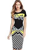 Vfemage Womens Elegant Casual Wear To Work Party Cocktail Pencil Dress