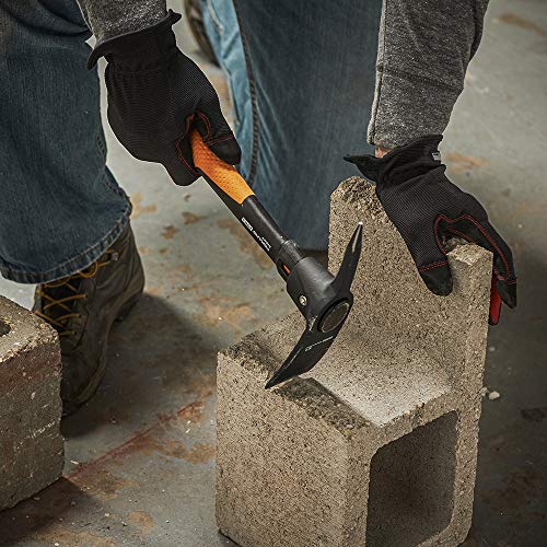 Zappa A Punta Fiskars Pro IsoCore 0.7 Kg | Design Antivibrazione | Manico In Acciaio | Colore Arancione/Nero - Foto 9