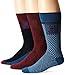 Psycho Bunny Men's 3 Pack Logo Repeat Crew Sock