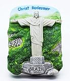 Christ the Redeemer Brazil Statue Thai Magnet Hand